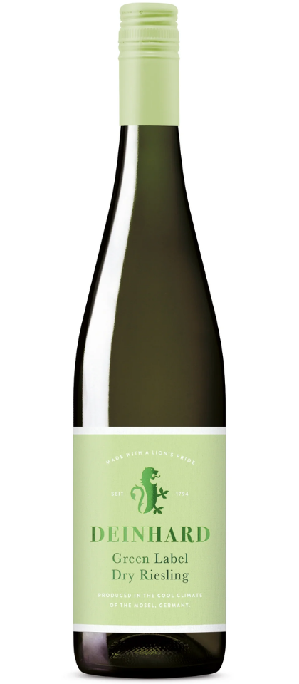 Green label Deinhard dry riesling
